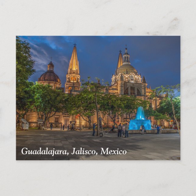 Guadalajara, Jalisco,Mexico Cathedral Postcard (Front)