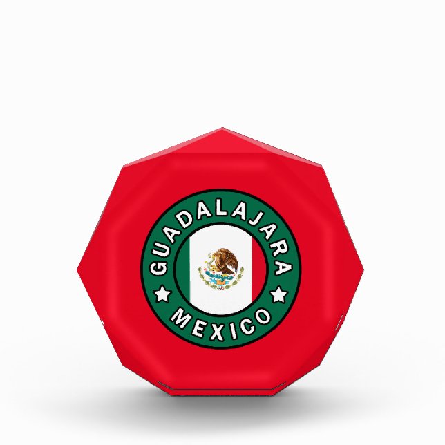 Guadalajara Mexico Acrylic Award (Front)