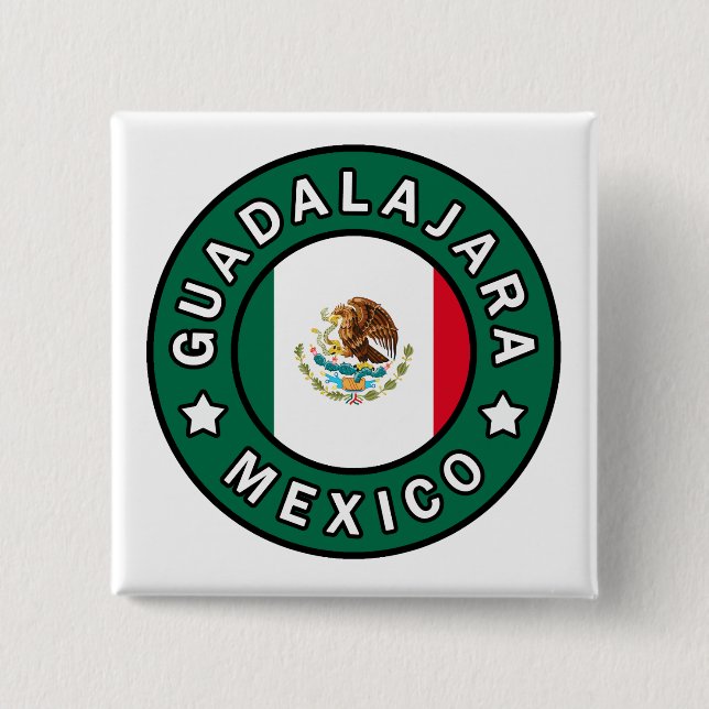 Guadalajara Mexico Button (Front)