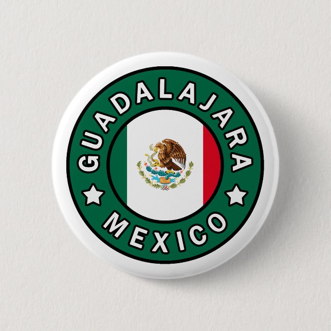 Guadalajara Mexico Button (Front)