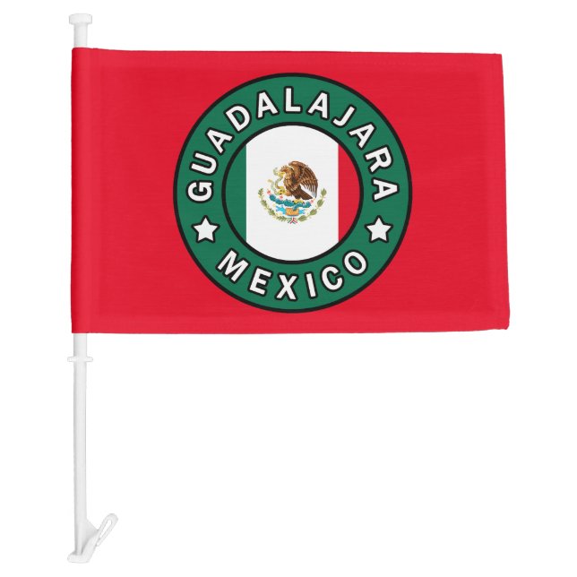 Guadalajara Mexico Car Flag (Front)
