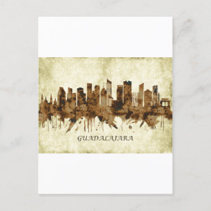Guadalajara Mexico Cityscape Invitation Postcard