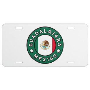 Guadalajara Mexico License Plate