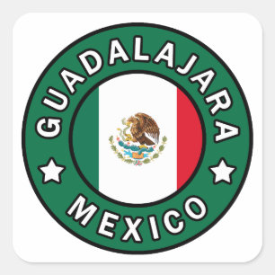 Guadalajara Mexico Square Sticker