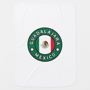 Guadalajara Mexico Swaddle Blanket