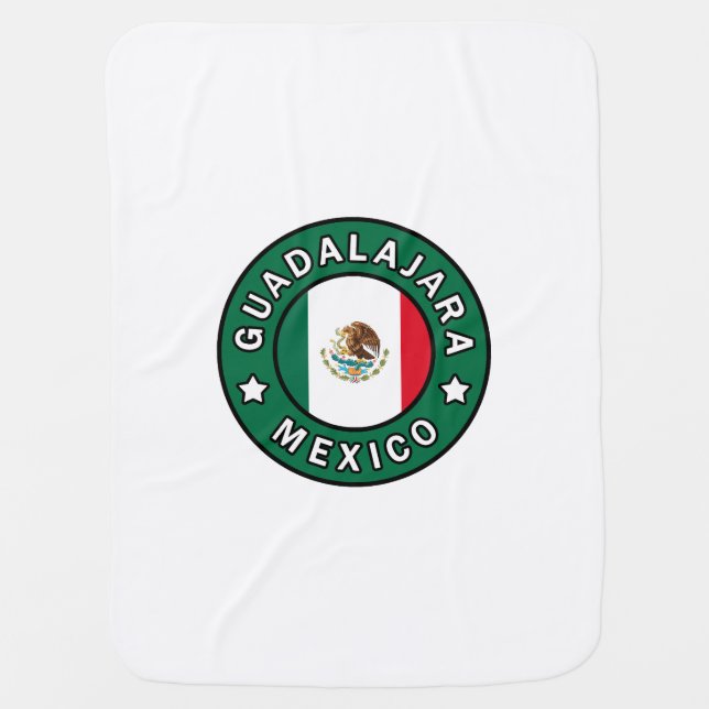 Guadalajara Mexico Swaddle Blanket (Front)
