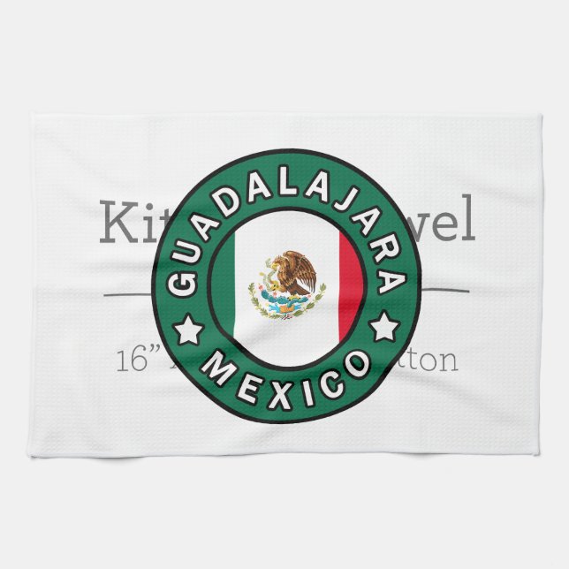 Guadalajara Mexico Towel (Horizontal)