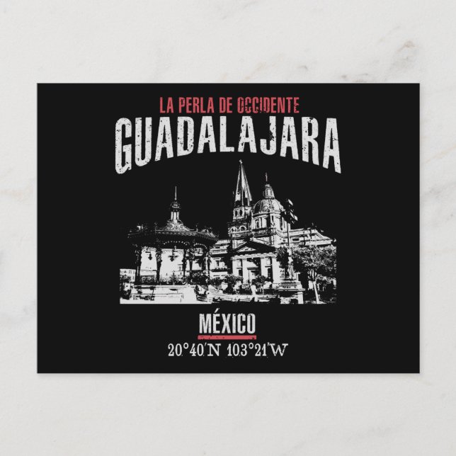 Guadalajara Postcard (Front)