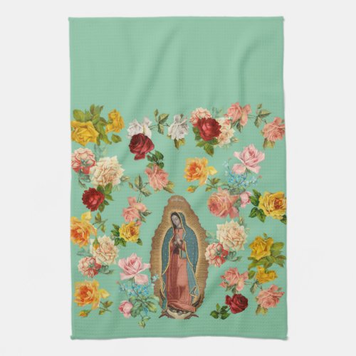Guadalupe Kitchen Towel mint