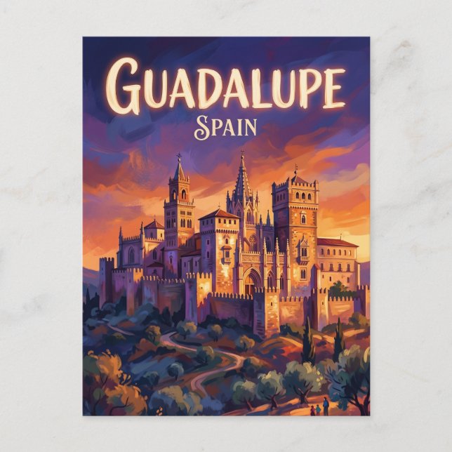 Guadalupe Monastery Spain Postcard (Front)