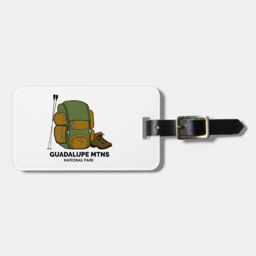 Guadalupe Mountains National Park Backpack Luggage Tag