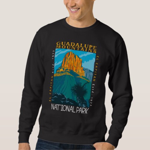  Guadalupe Mountains National Park Distressed Sweatshirt