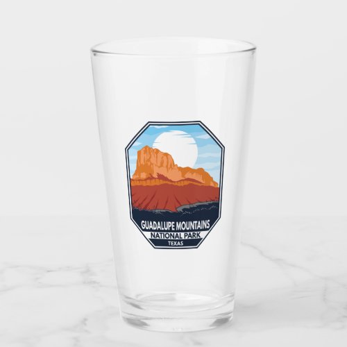 Guadalupe Mountains National Park El Capitan Retro Glass