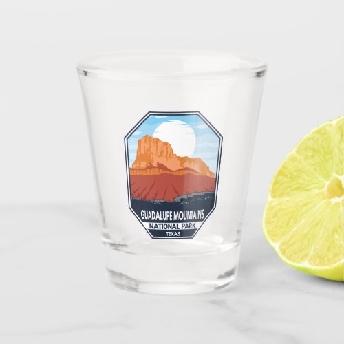 Guadalupe Mountains National Park El Capitan Retro Shot Glass