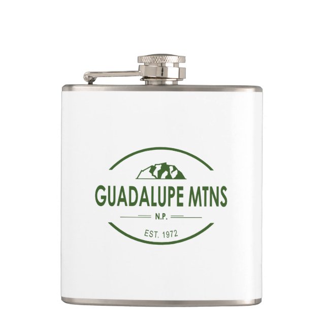 Guadalupe Mountains National Park Flask (Front)