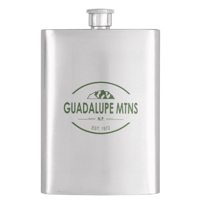 Guadalupe Mountains National Park Flask (Front)