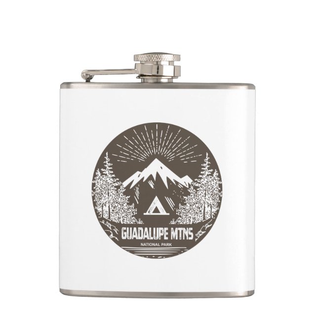 Guadalupe Mountains National Park Flask (Front)