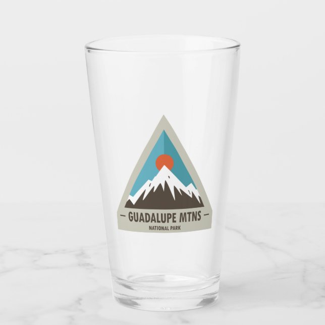 Guadalupe Mountains National Park Glass (Front)