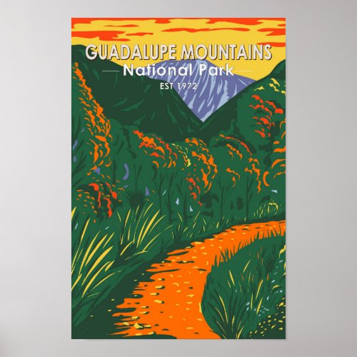 Guadalupe Mountains National Park McKittrick Poster