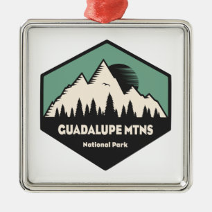 Guadalupe Mountains National Park Metal Ornament