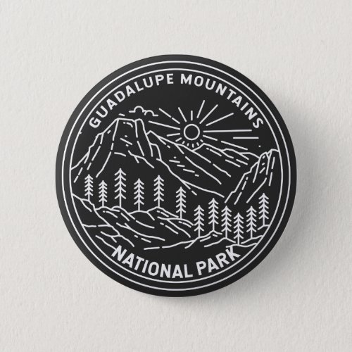 Guadalupe Mountains National Park Monoline   Button