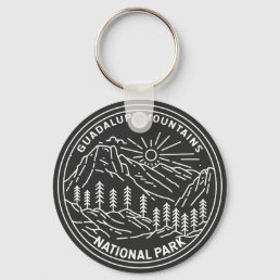  Guadalupe Mountains National Park Monoline   Keychain