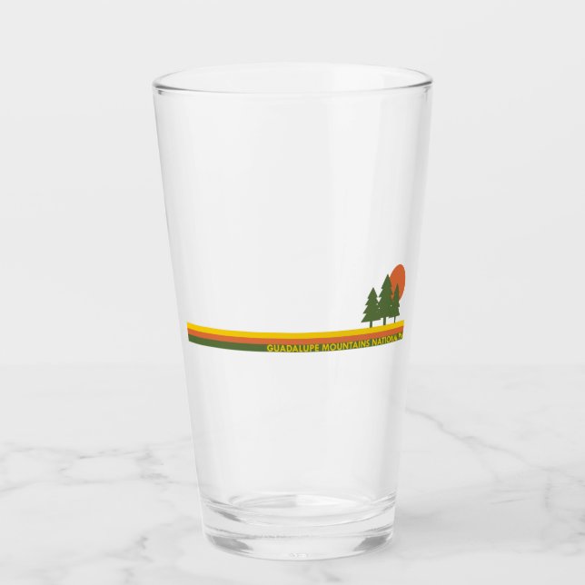 Guadalupe Mountains National Park Pine Trees Sun Glass (Front)