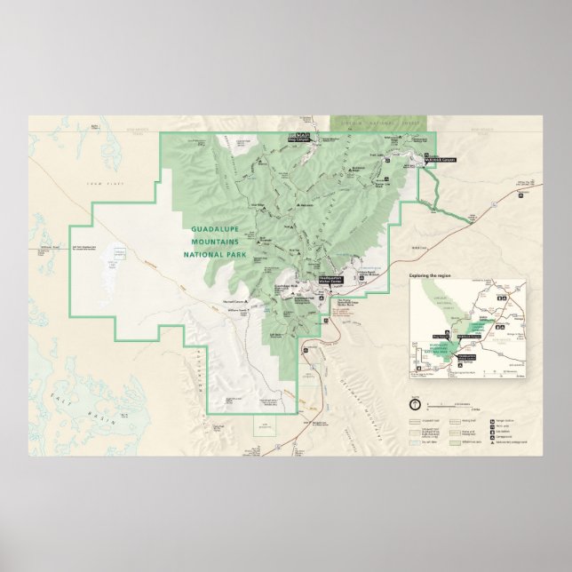Guadalupe Mountains National Park Poster (Front)