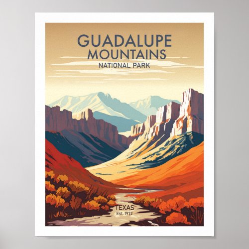 Guadalupe Mountains National Park Poster