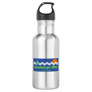 Guadalupe Mountains National Park Retro Stainless Steel Water Bottle