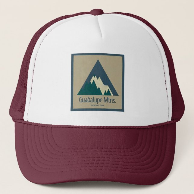Guadalupe Mountains National Park Rustic Trucker Hat (Front)
