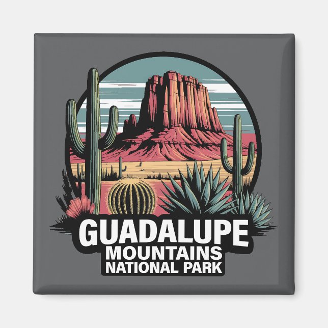 Guadalupe Mountains National Park Texas Magnet (Front)