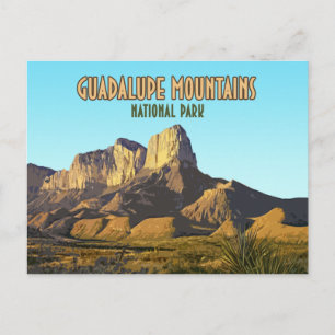 Guadalupe Mountains National Park Texas Postcard