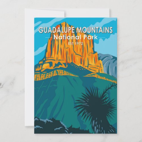  Guadalupe Mountains National Park Texas Vintage 