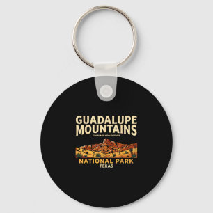 Guadalupe mountains national park texas vintage keychain