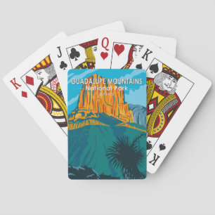 Guadalupe Mountains National Park Texas Vintage Poker Cards