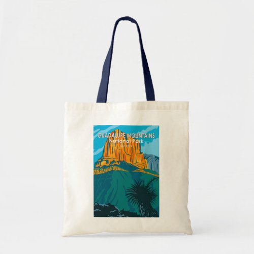  Guadalupe Mountains National Park Texas Vintage  Tote Bag