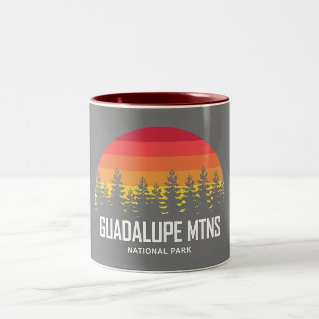 Guadalupe Mountains National Park Two-Tone Coffee Mug (Center)