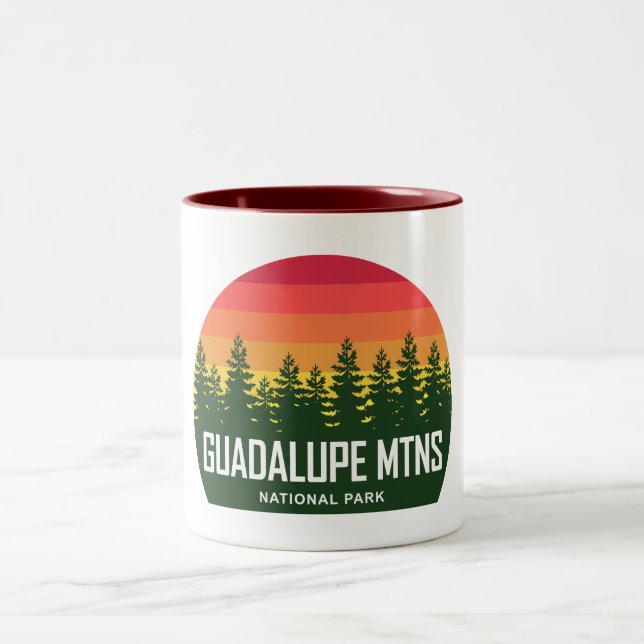 Guadalupe Mountains National Park Two-Tone Coffee Mug (Center)