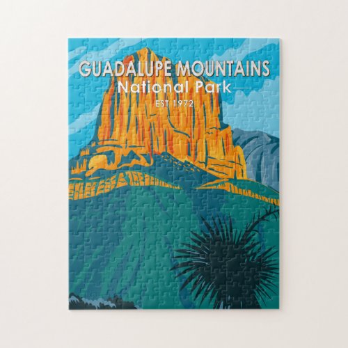  Guadalupe Mountains National Park Vintage Jigsaw Puzzle