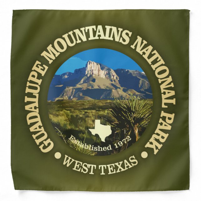 Guadalupe Mountains NP2 Bandana (Front)
