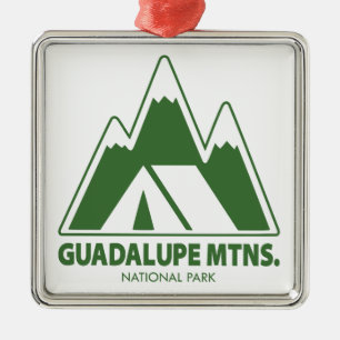 Guadalupe Mtns. National Park Mountains Camping Metal Ornament