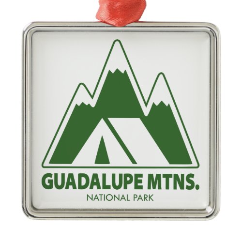 Guadalupe Mtns. National Park Mountains Camping Metal Ornament