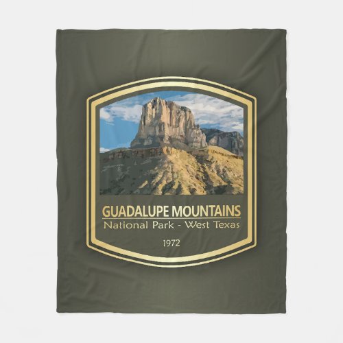 Guadalupe Mtns NP PF1 Fleece Blanket