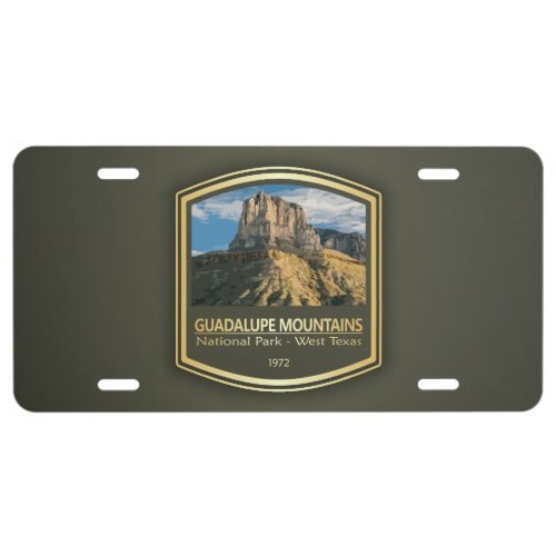 Guadalupe Mtns NP PF1 License Plate
