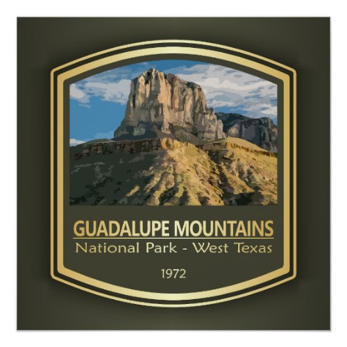 Guadalupe Mtns NP PF1 Poster