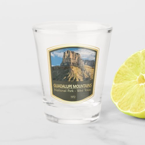 Guadalupe Mtns NP PF1 Shot Glass