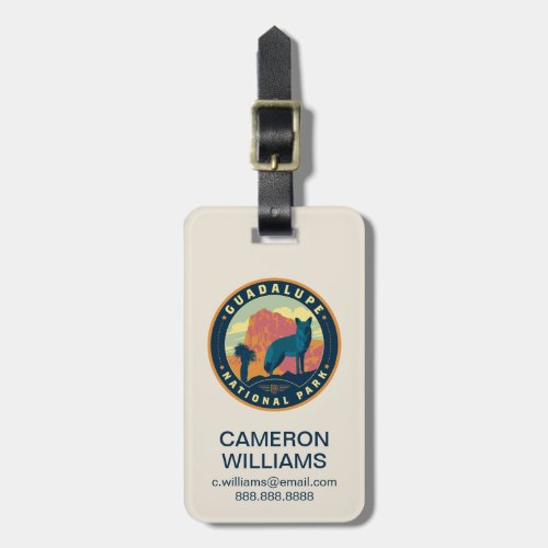 Guadalupe National Park Luggage Tag