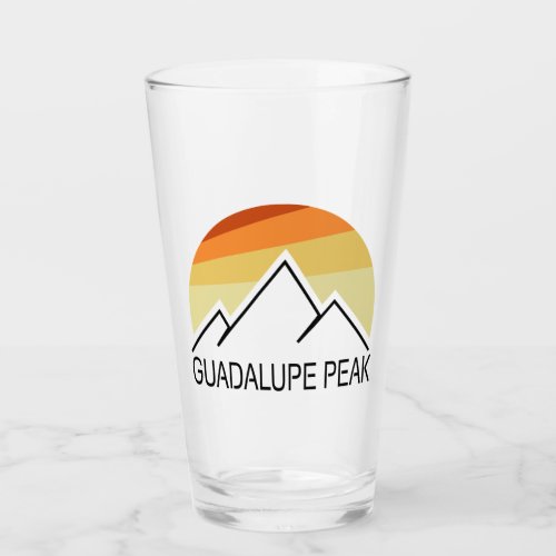 Guadalupe Peak Retro Glass