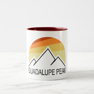 Guadalupe Peak Retro Two-Tone Coffee Mug